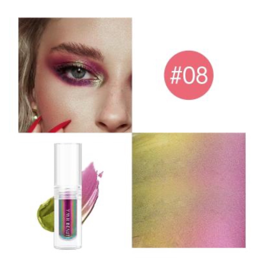 YME METALLIC GREEN PURPLE HOLOGRAPHIC LIQUID EYESHADOW NEW IN BOX